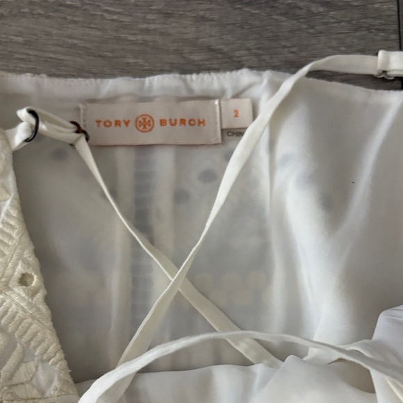 Tory Burch Elegant White Lace Dress 2 - Picture 7 of 7